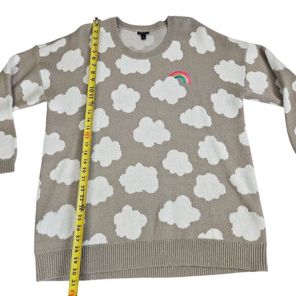 Tprrid Pullover Drop Shoulder Tunic Sweater Size 2/ 2x Cloud Rainbow - Picture 3 of 7